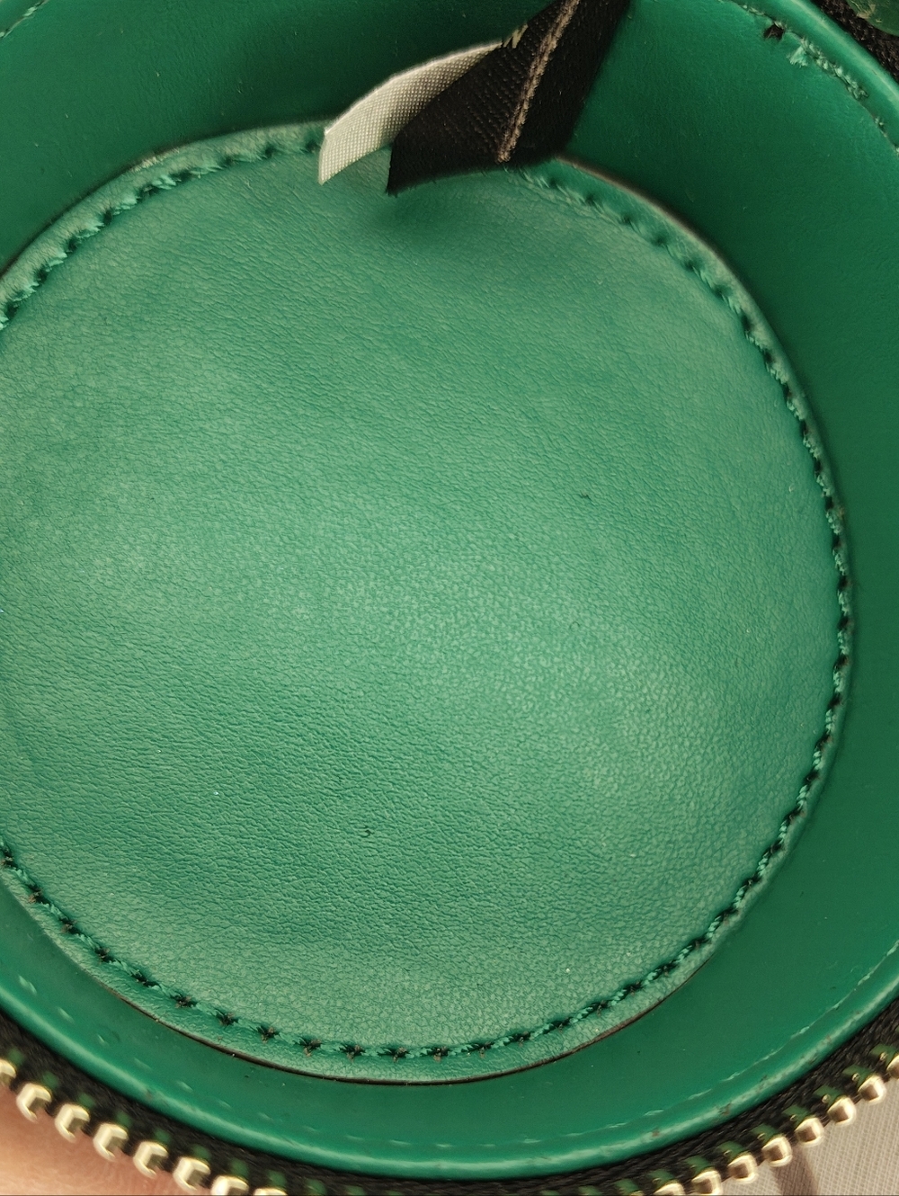 COACH Floral Round Leather Jewelry Case - Picture 5 of 9
